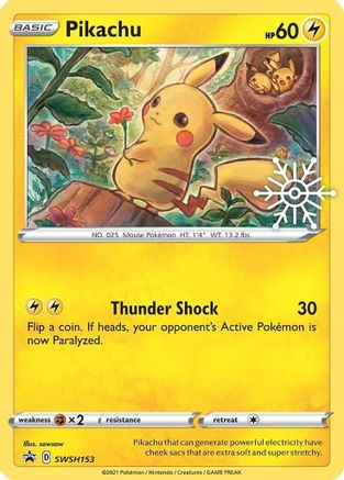 Pikachu - SWSH153 - Pokemon SWSH Sword & Shield Promo