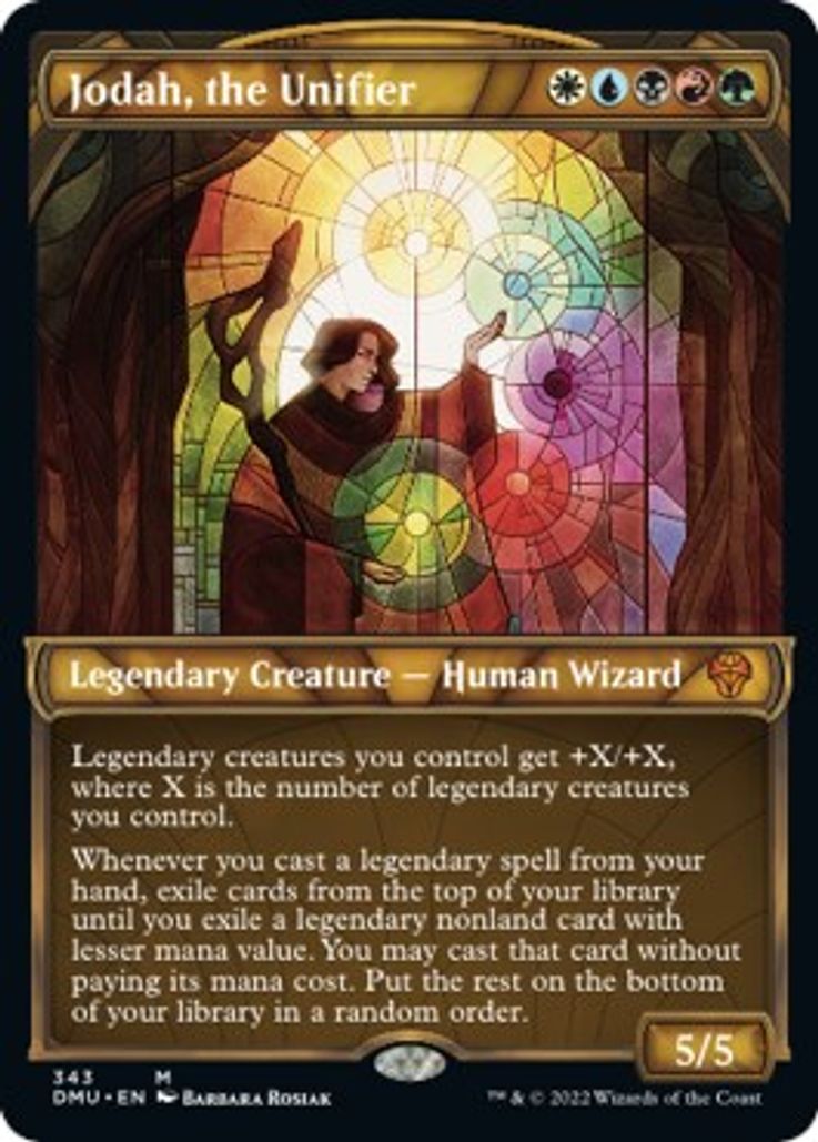 TEXTURED Jodah, the Unifier #343 - Mythic Dominaria United