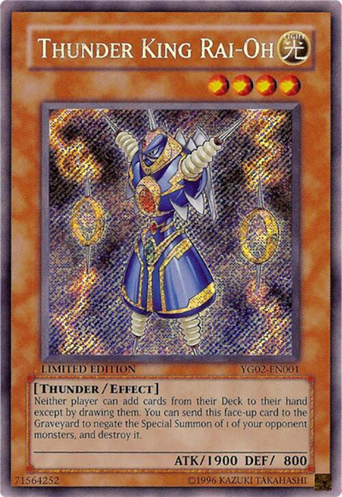Thunder King Rai-Oh - YG02-EN001 - Limited Edition Secret Rare
