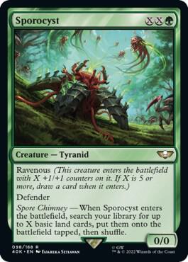 Sporocyst - 098/168 - Rare Universes Beyond: Warhammer 40k