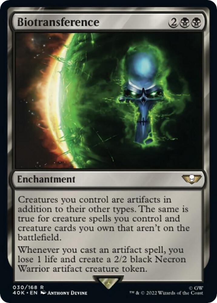 Biotransferrence - 030/168 - Rare Universes Beyond: Warhammer 40k