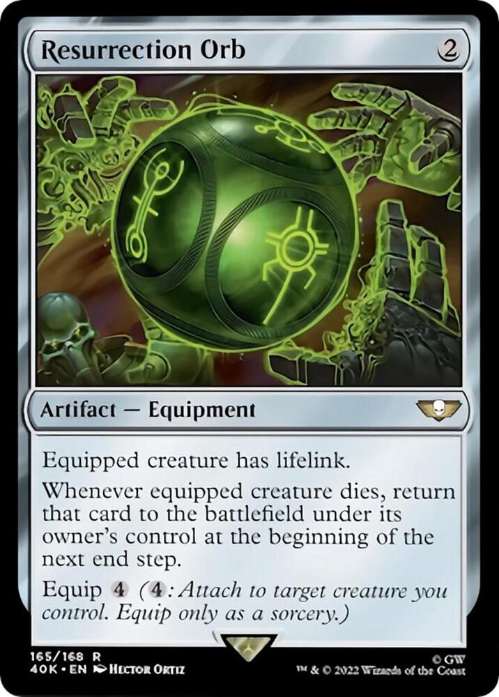 Resurrection Orb - 165/168 - Rare Universes Beyond: Warhammer 40k