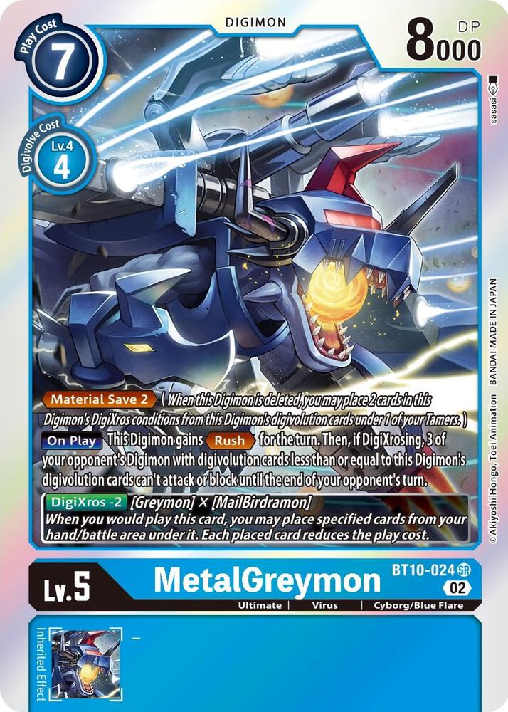 MetalGreymon - BT10-024 - SR - Super Rare Xros Encounter