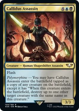 Callidus Assassin - 109/168 - Rare Universes Beyond: Warhammer 40k