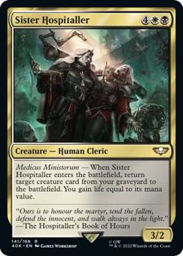Sister Hospitaller - 141/168 - Rare Universes Beyond: Warhammer 40k