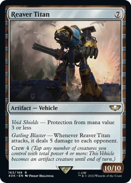 Reaver Titan - 163/168 - Rare Universes Beyond: Warhammer 40k