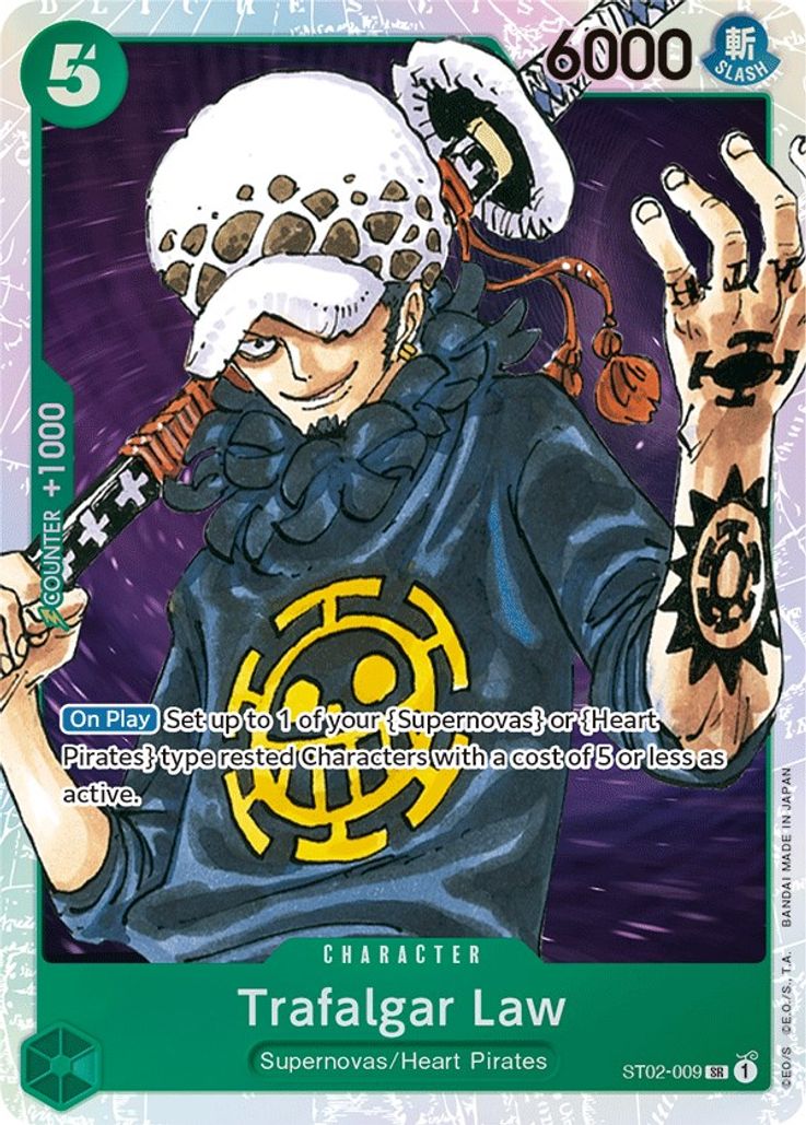 Trafalgar Law - ST02-009 - Super Rare - Starter Deck 2 Worst Generation Promo