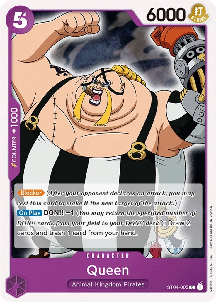 Queen - ST04-005 - Starter Deck 4 Animal Kingdom Pirates Promo