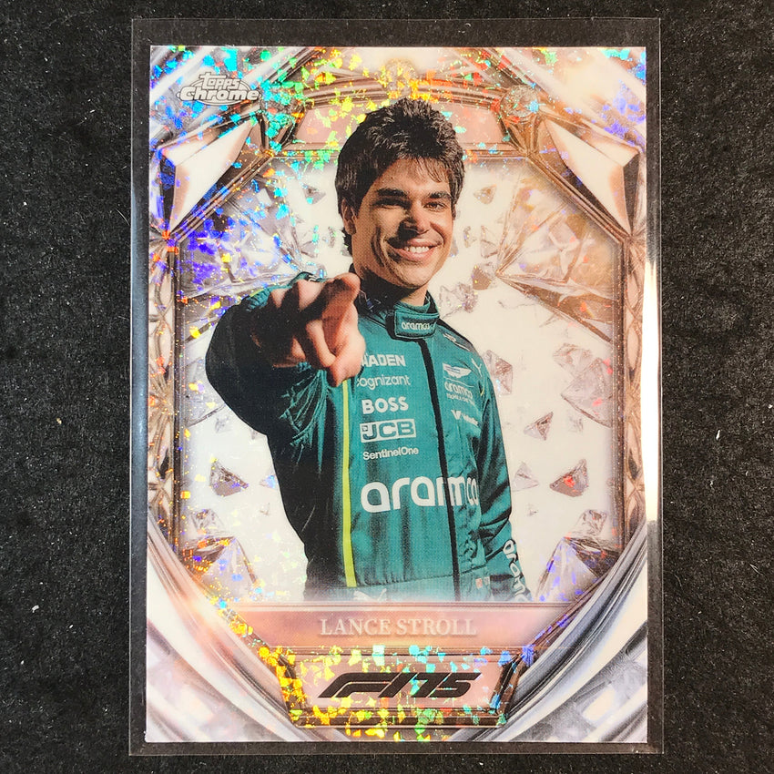 2025 Topps Chrome F1 LANCE STROLL Diamond 75th Anniversary #10