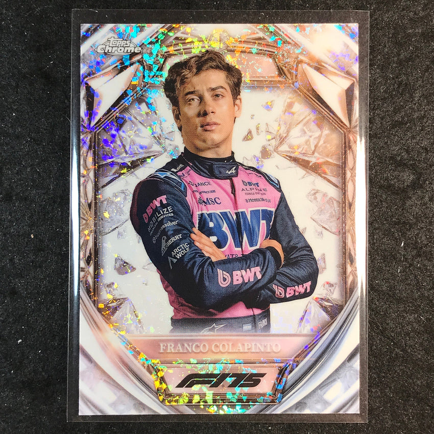 2025 Topps Chrome F1 FRANCO COLAPINTO Diamond 75th Anniversary #15