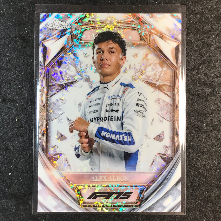 2025 Topps Chrome F1 ALEX ALBON Diamond 75th Anniversary #17