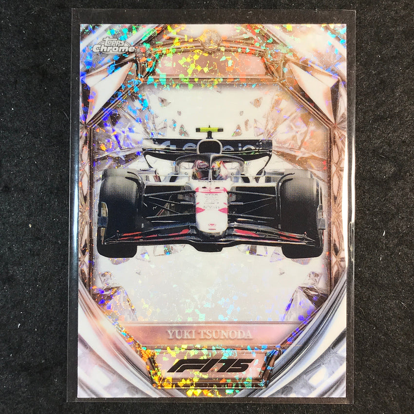 2025 Topps Chrome F1 YUKI TSUNODA Diamond 75th Anniversary #22