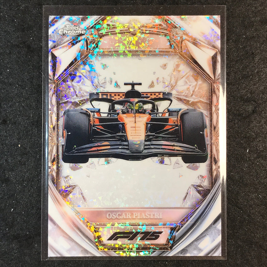 2025 Topps Chrome F1 OSCAR PIASTRI Diamond 75th Anniversary #26