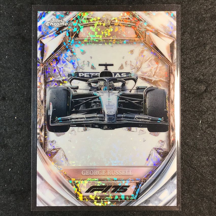 2025 Topps Chrome F1 GEORGE RUSSELL Diamond 75th Anniversary #27