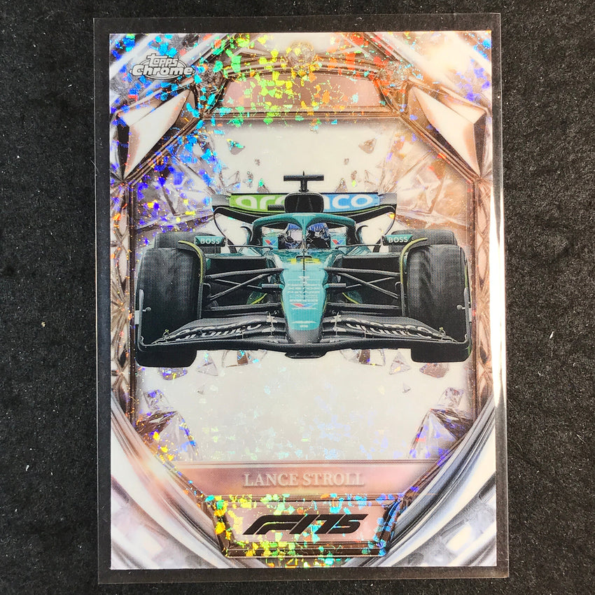 2025 Topps Chrome F1 LANCE STROLL Diamond 75th Anniversary #30