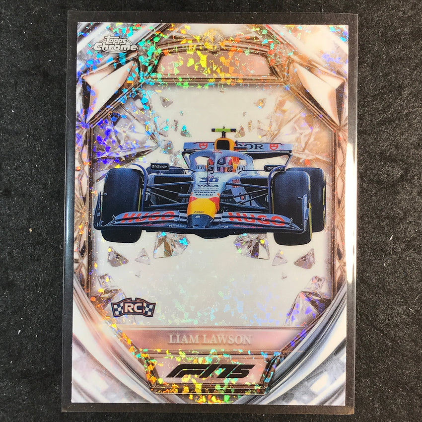 2025 Topps Chrome F1 LIAM LAWSON Diamond 75th Anniversary Rookie #31