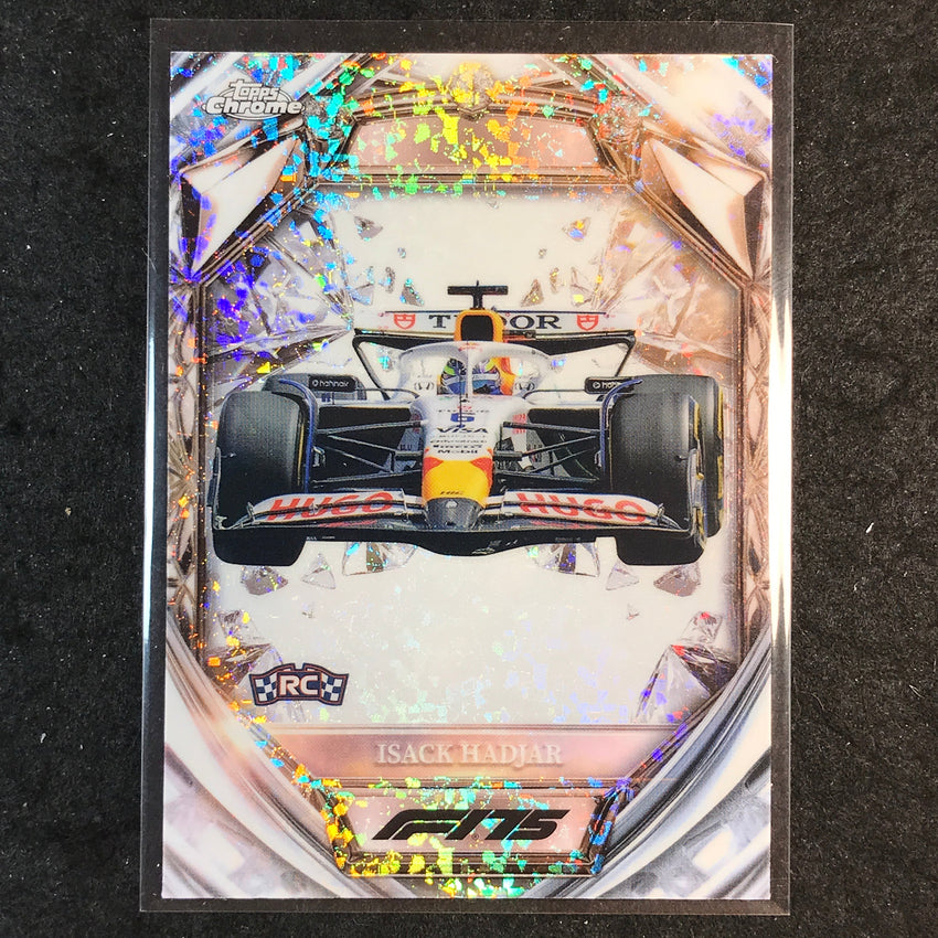 2025 Topps Chrome F1 ISACK HADJAR Diamond 75th Anniversary Rookie #32