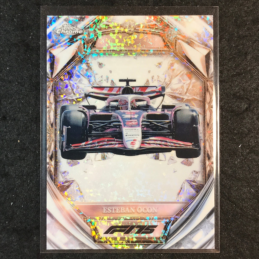 2025 Topps Chrome F1 ESTEBAN OCON Diamond 75th Anniversary #33