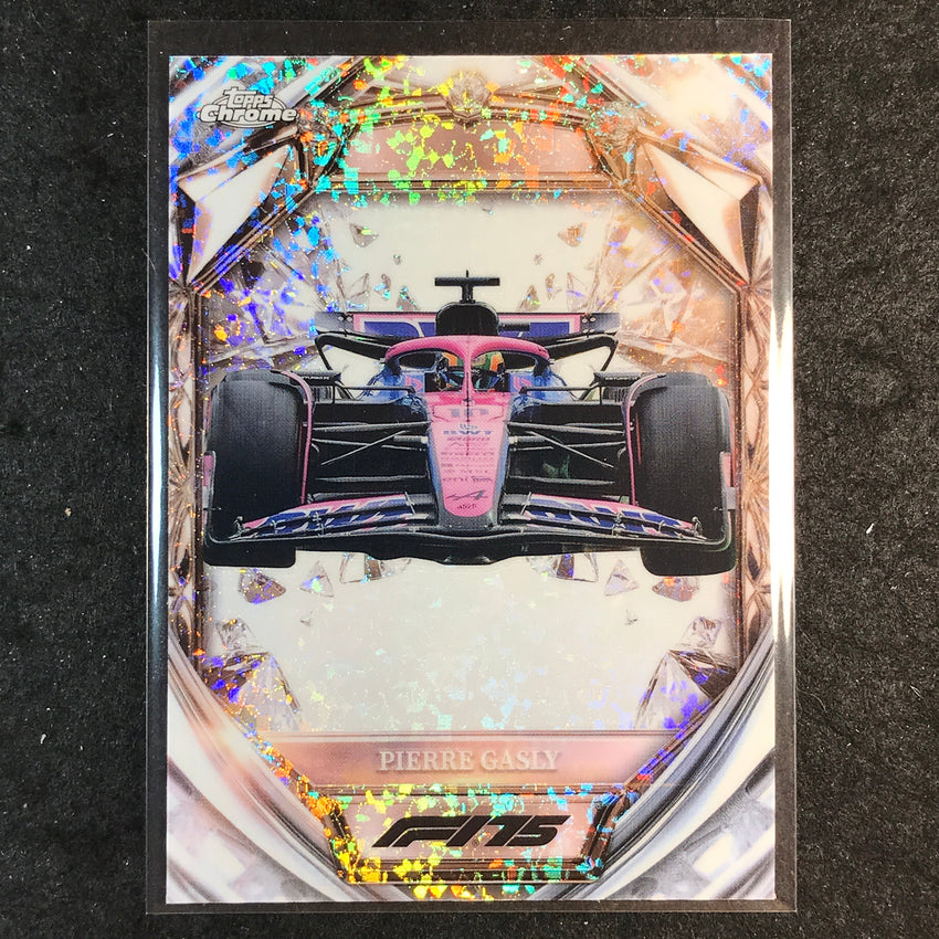 2025 Topps Chrome F1 PIERRE GASLY Diamond 75th Anniversary #36