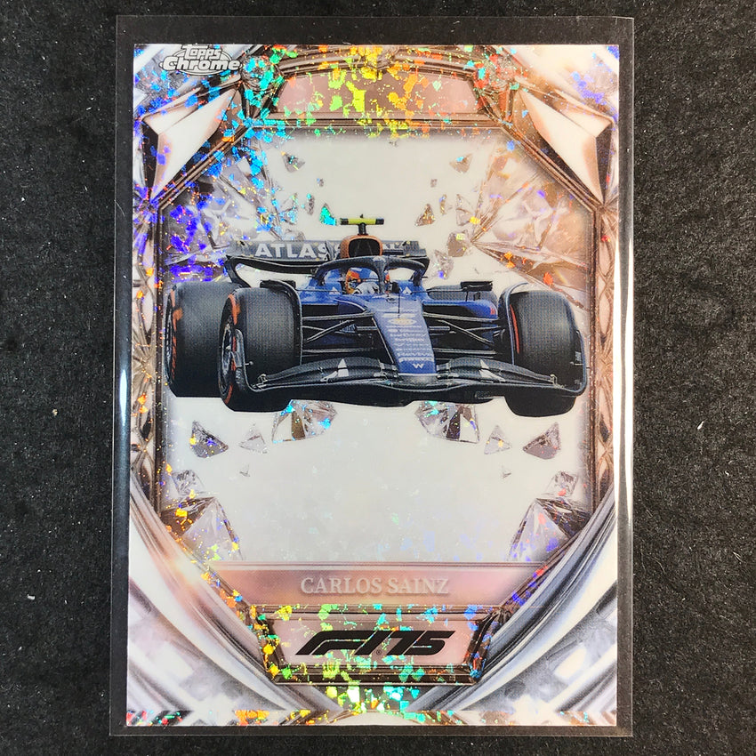 2025 Topps Chrome F1 CARLOS SAINZ Diamond 75th Anniversary #38