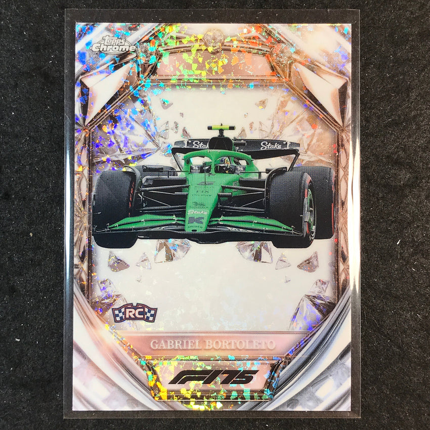 2025 Topps Chrome F1 GABRIEL BORTOLETO Diamond 75th Anniversary #40