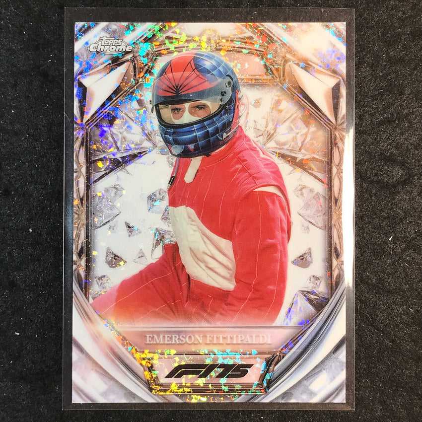 2025 Topps Chrome F1 EMERSON FITTIPALDI Diamond 75th Anniversary #42