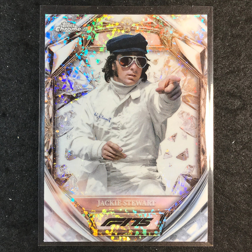 2025 Topps Chrome F1 JACKIE STEWART Diamond 75th Anniversary #43