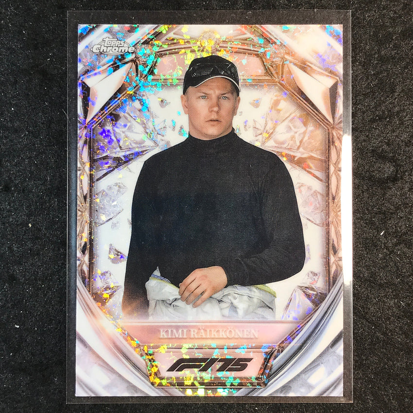 2025 Topps Chrome F1 KIMI RAIKKONEN Diamond 75th Anniversary #46
