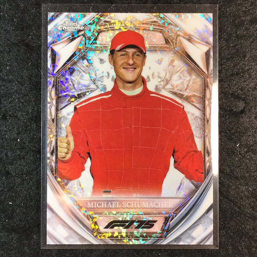 2025 Topps Chrome F1 MICHAEL SCHUMACHER Diamond 75th Anniversary #47