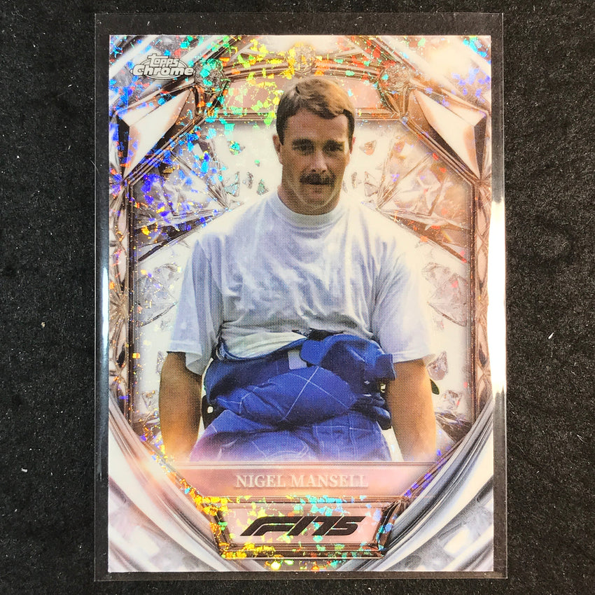 2025 Topps Chrome F1 NIGEL MANSELL Diamond 75th Anniversary #49