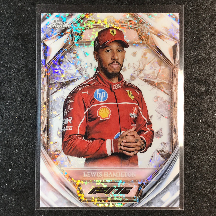 2025 Topps Chrome F1 LEWIS HAMILTON Diamond 75th Anniversary #4