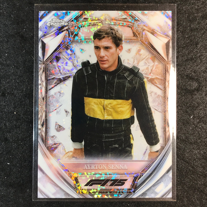 2025 Topps Chrome F1 AYRTON SENNA Diamond 75th Anniversary #50