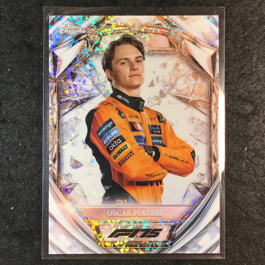 2025 Topps Chrome F1 OSCAR PIASTRI Diamond 75th Anniversary #6