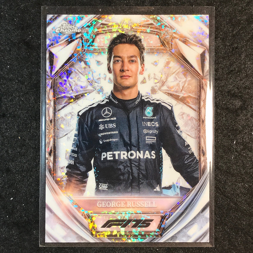 2025 Topps Chrome F1 GEORGE RUSSELL Diamond 75th Anniversary #7