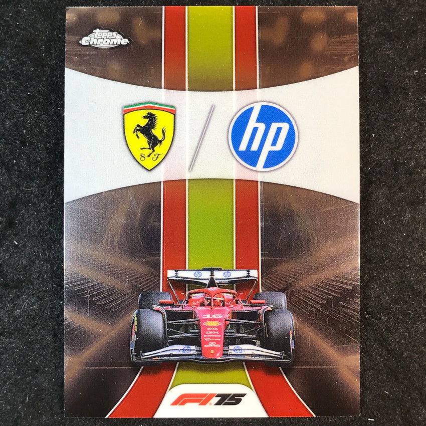 2025 Topps Chrome F1 SCUDERIA FERRARI HP Base Team Logo #175