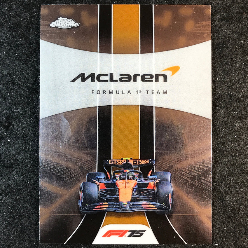 2025 Topps Chrome F1 MCLAREN FORMULA 1 TEAM Base Team Logo #176