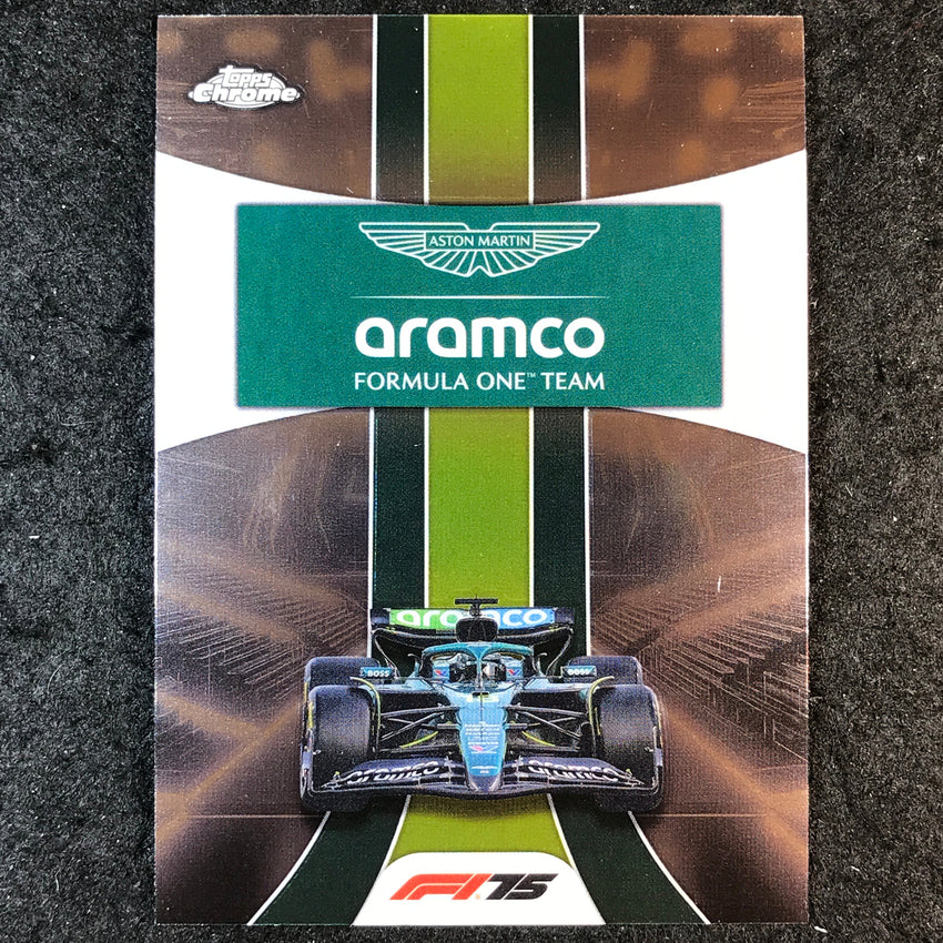 2025 Topps Chrome F1 ASTON MARTIN ARAMCO Base Team Logo #178