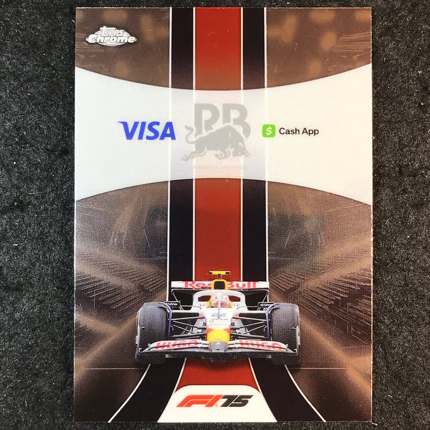2025 Topps Chrome F1 VISA CASH APP RB FORMULA ONE TEAM Base Team Logo #179