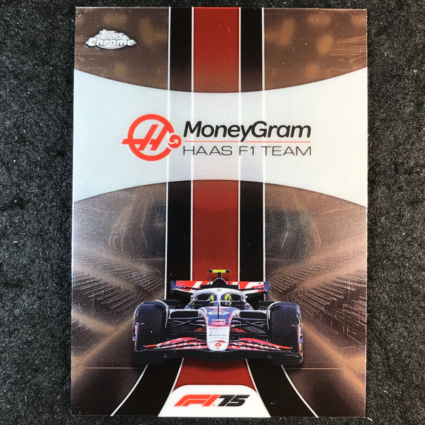 2025 Topps Chrome F1 MONEYGRAM HAAS F1 TEAM Base Team Logo #180