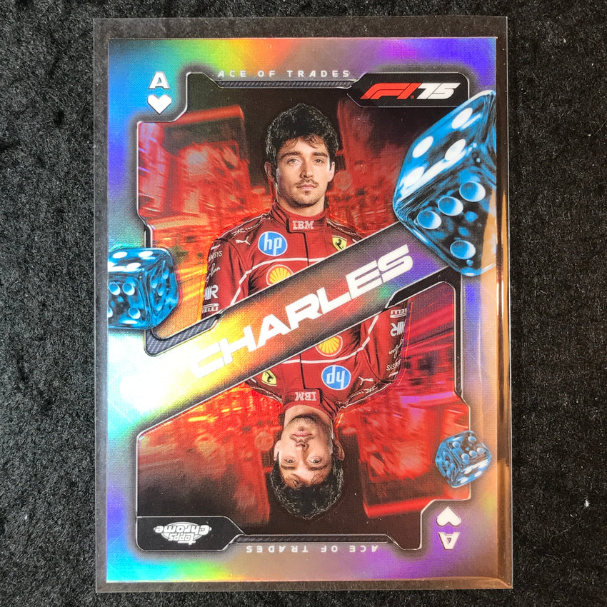 2025 Topps Chrome F1 CHARLES LECLERC Ace of Trades #2