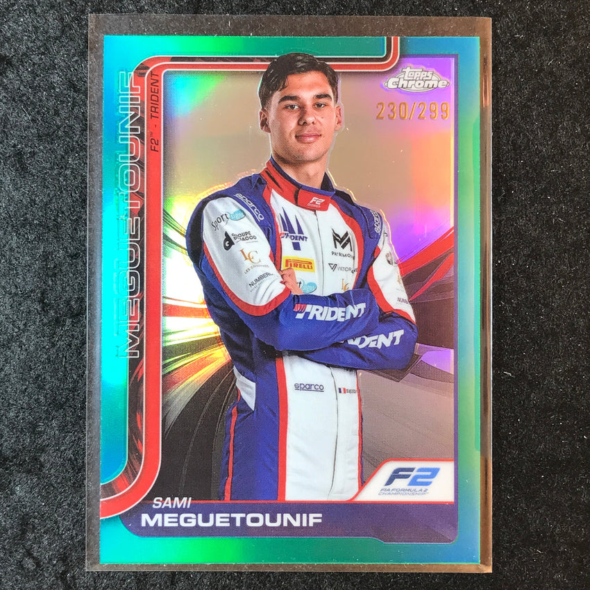 2025 Topps Chrome F1 SAMI MEGUETOUNIF Teal 230/299 #40