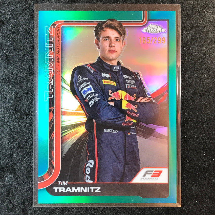 2025 Topps Chrome F1 TIM TRAMNITZ Teal 165/299 #49