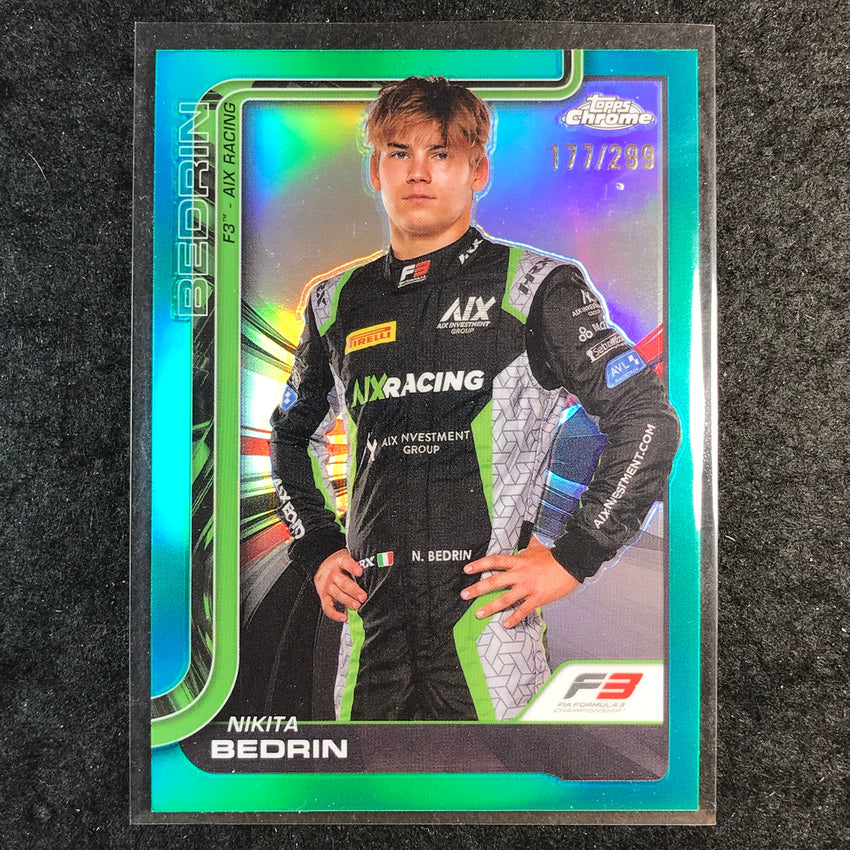 2025 Topps Chrome F1 NIKITA BEDRIN Teal 177/299 #66