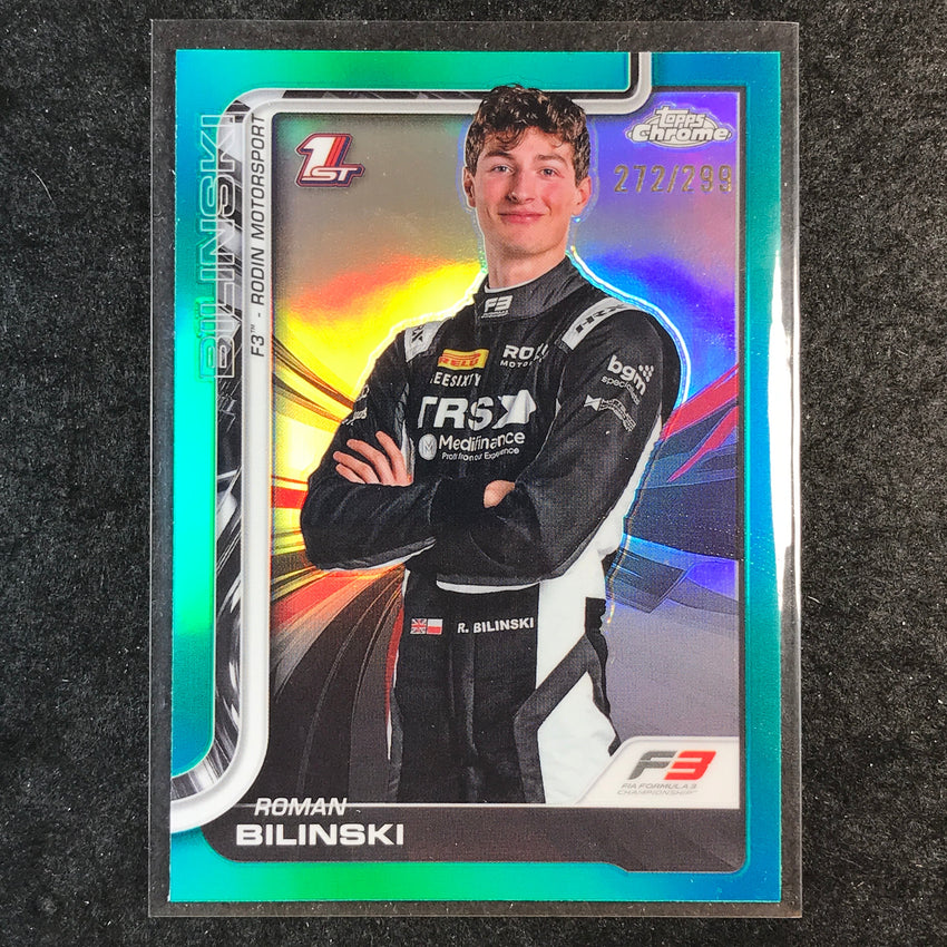 2025 Topps Chrome F1 ROMAN BILINSKI Teal 272/299 #69