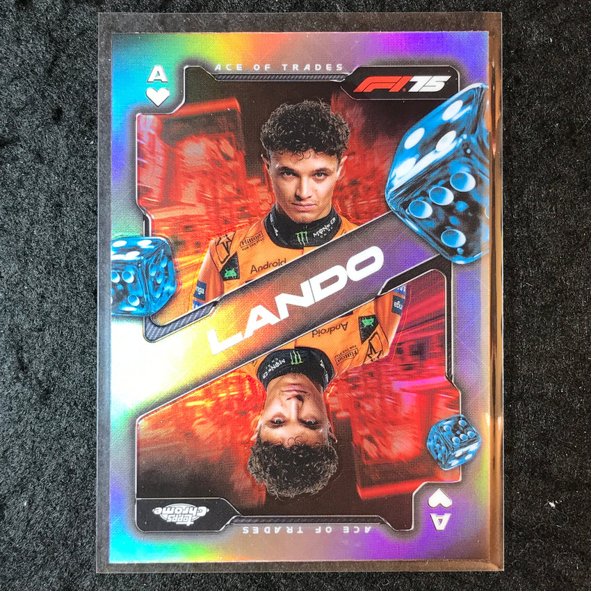 2025 Topps Chrome F1 LANDO NORRIS Ace of Trades #4