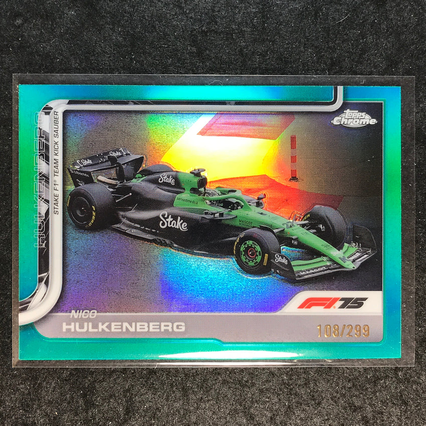 2025 Topps Chrome F1 NICO HULKENBERG Teal 108/299 #91