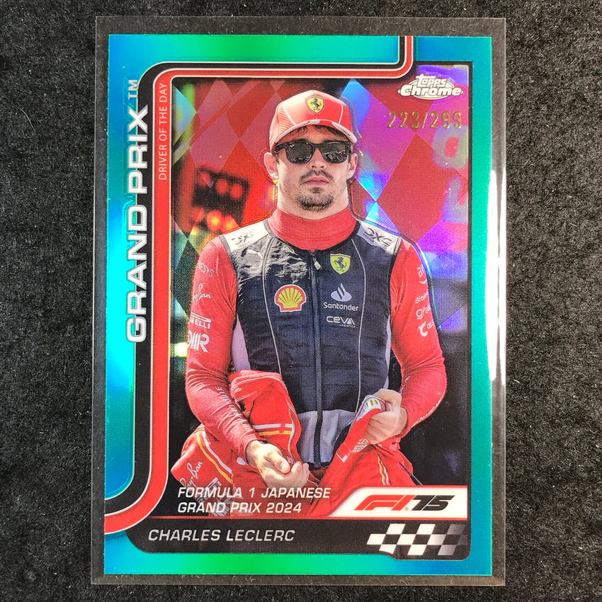2025 Topps Chrome F1 CHARLES LECLERC Teal 223/299 #125