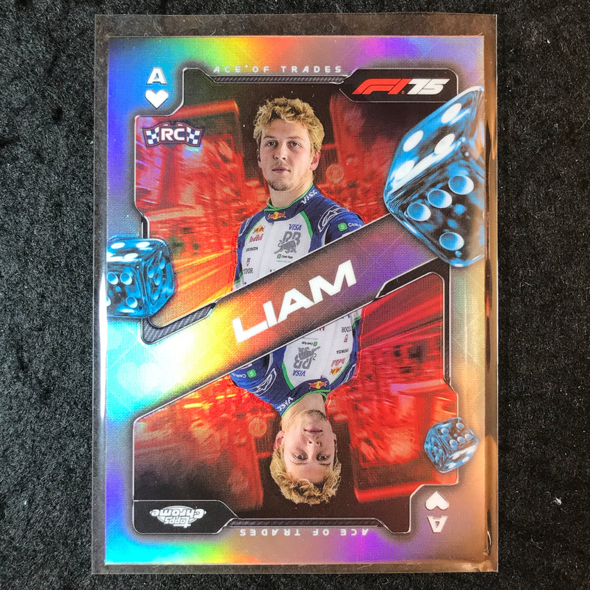 2025 Topps Chrome F1 LIAM LAWSON Ace of Trades Rookie #5