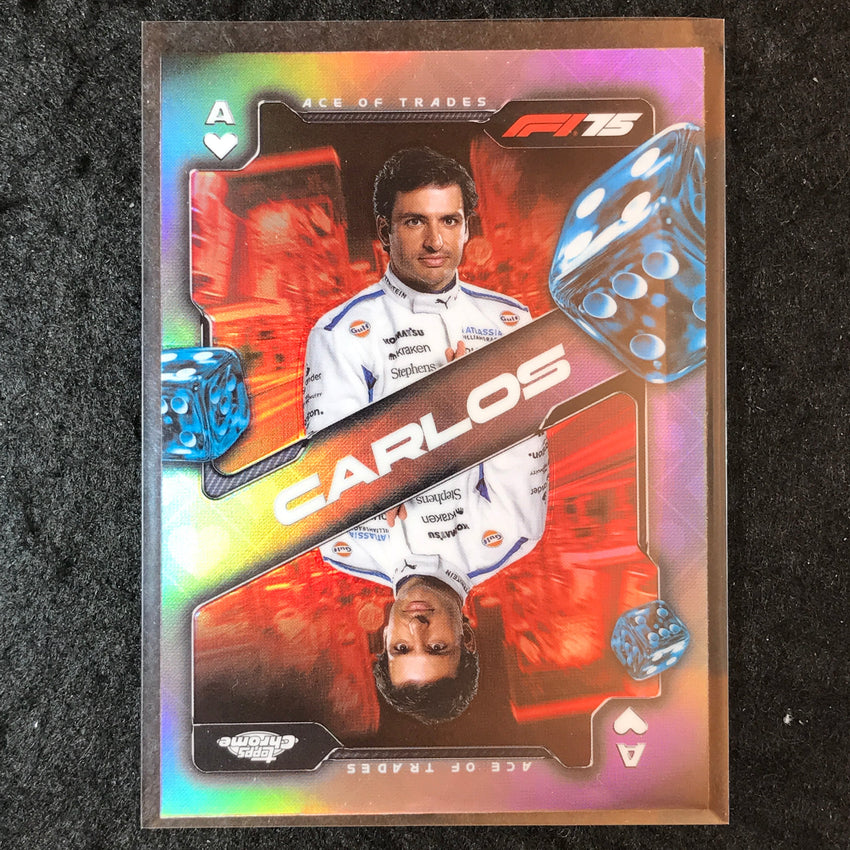 2025 Topps Chrome F1 CARLOS SAINZ Ace of Trades #7