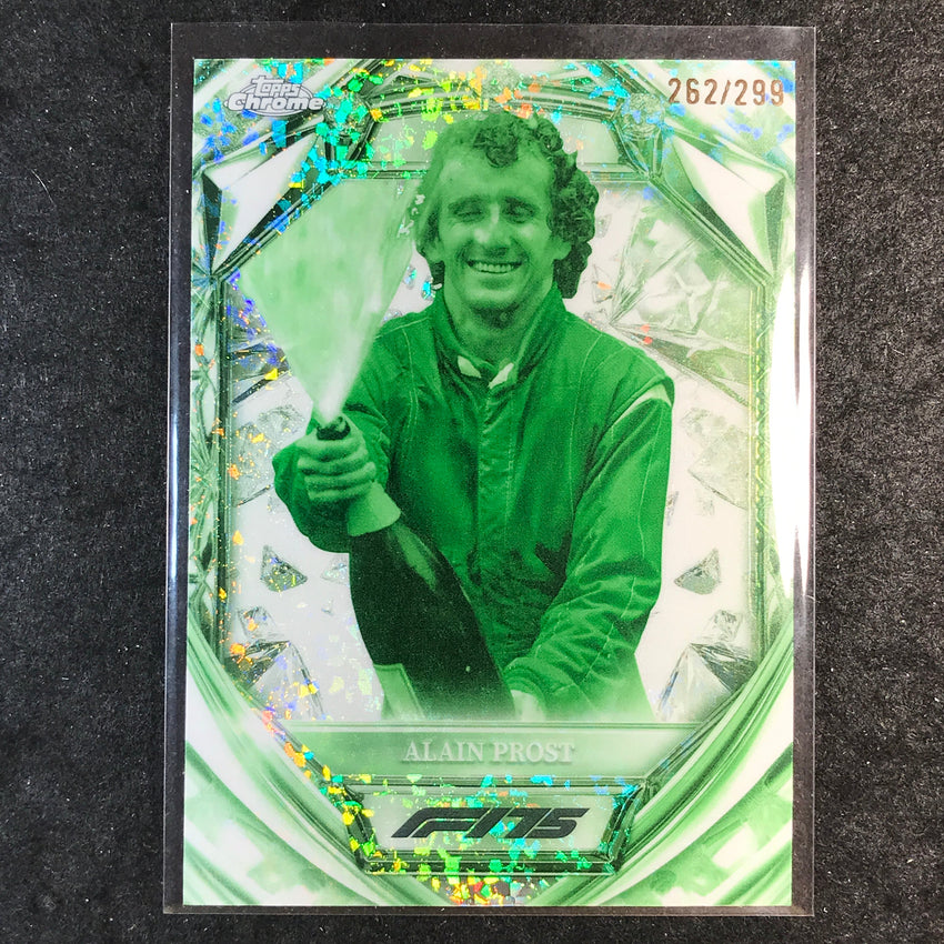 2025 Topps Chrome F1 ALAIN PROST 75th Anniversary Night Vision 262/299 #41
